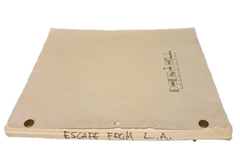 Escape From LA Shooting Script